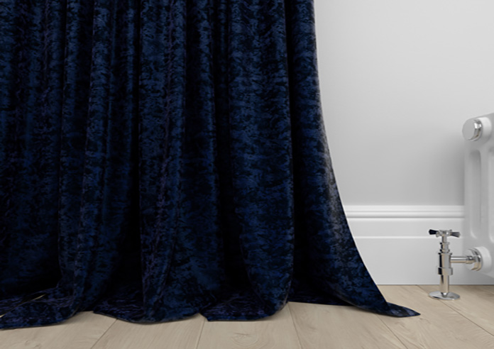 Cyrus Crushed Velvet, Royal Blue - Made to Measure Curtains - Image 6
